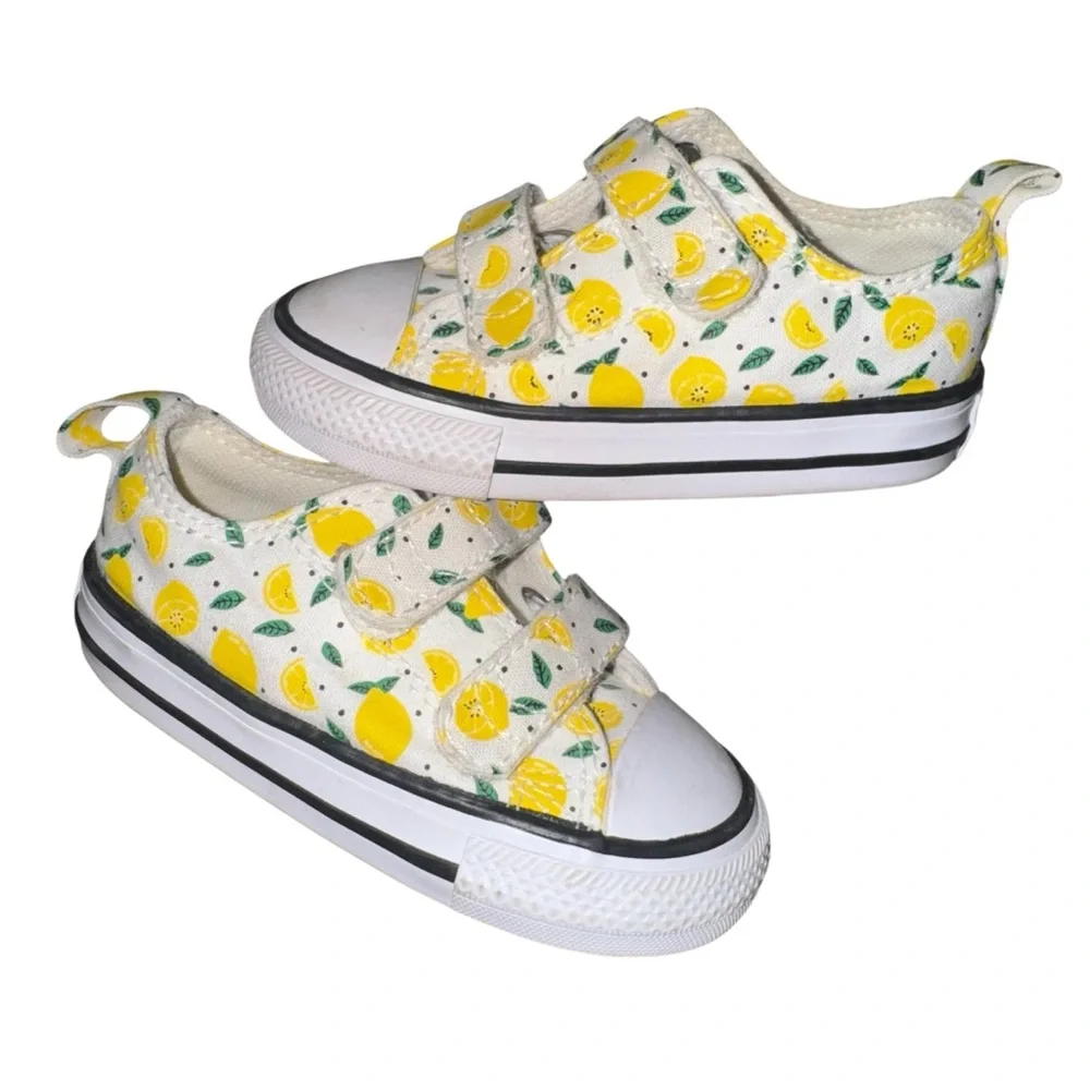 Converse Kids Lemon Pattern Sneakers